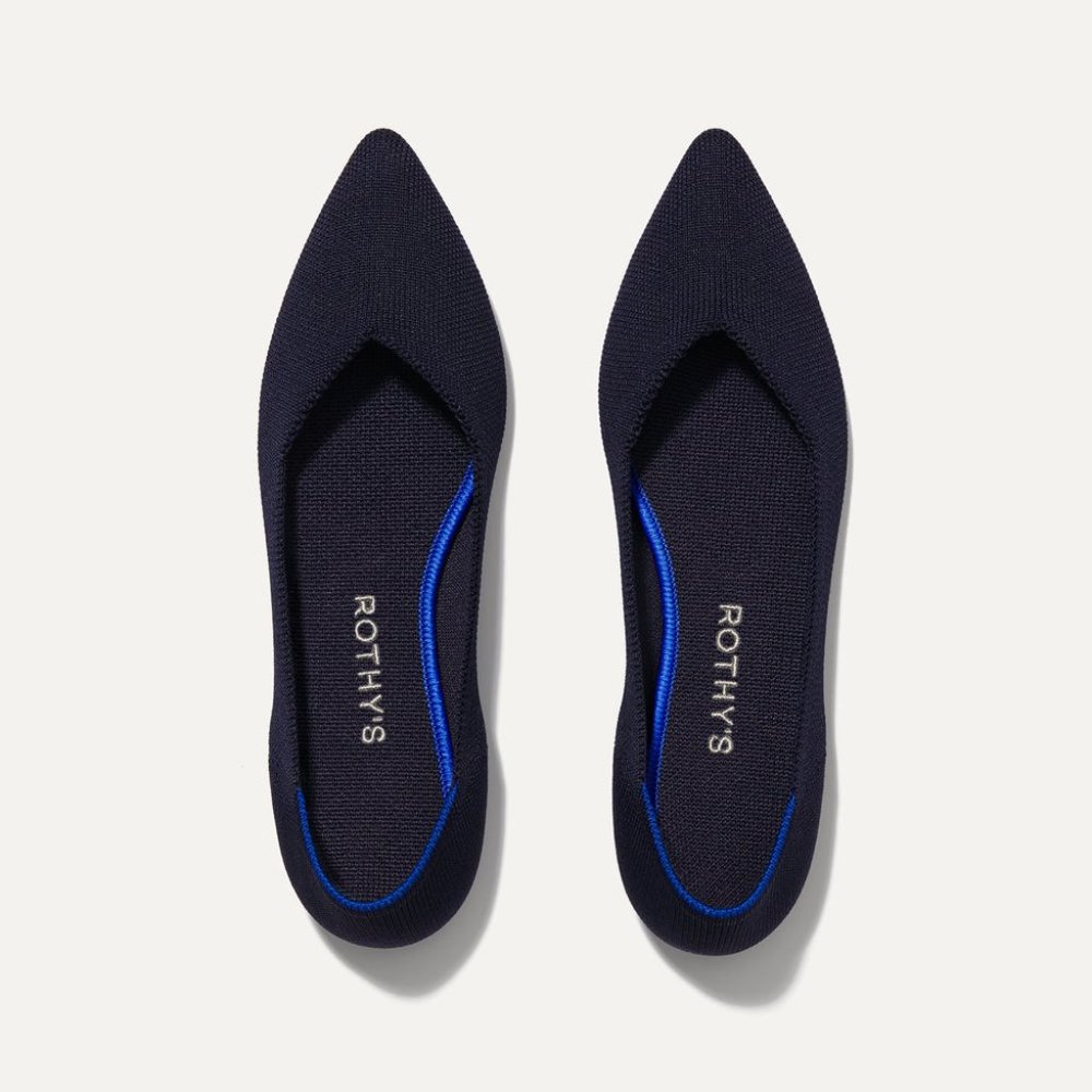 Rothy's The Point in Maritime Navy size 9